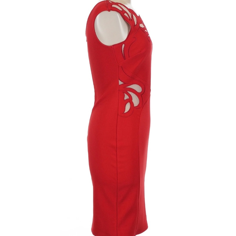 Size 6 Lipsy London Red Dress - Picture 5 of 9